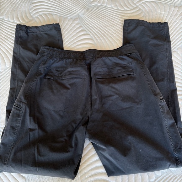 KÜHL Freeflex Dash Pants Women’s M Regular Koal Pull-On UPF 50 Zip Pockets - Picture 3 of 10